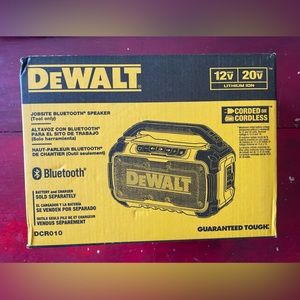 DeWALT Jobsite Bluetooth Speaker (OUT OF BOX)